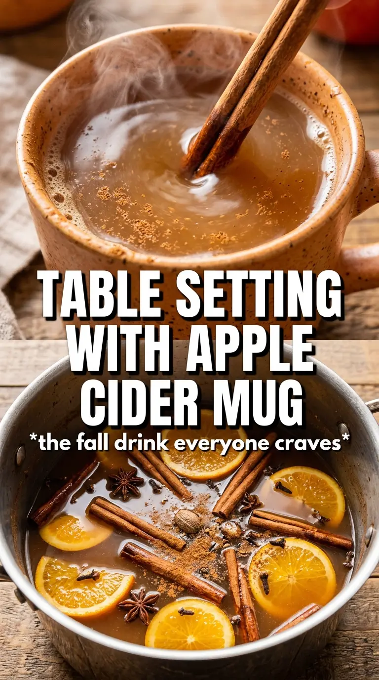 Homemade apple cider spiced warm