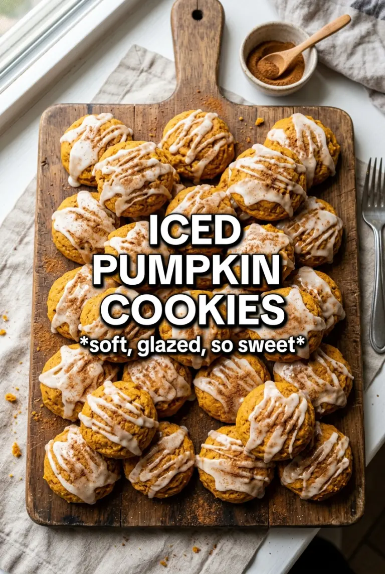 Iced Pumpkin Cookies