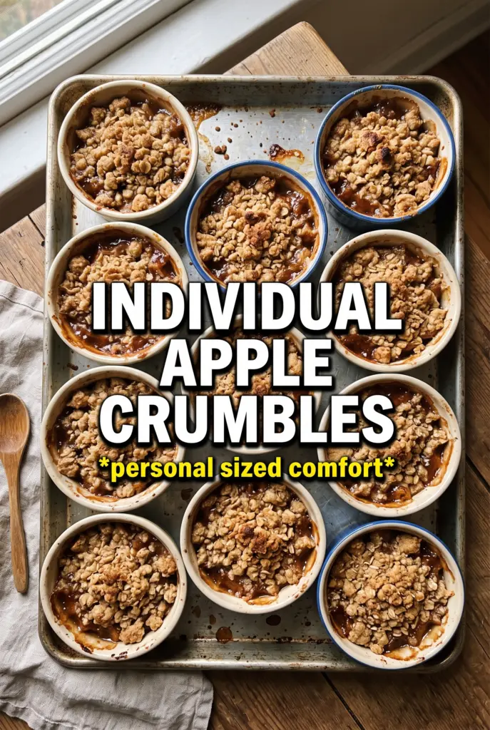 Individual Apple Crumbles