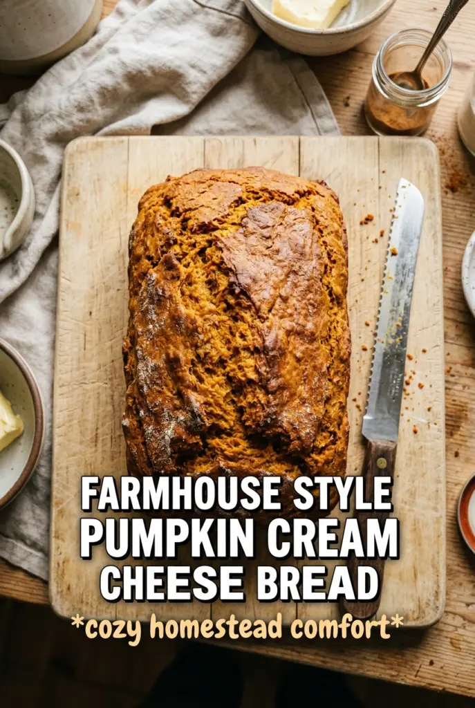 Joanna Gaines Pumpkin Cream Cheese Bread
