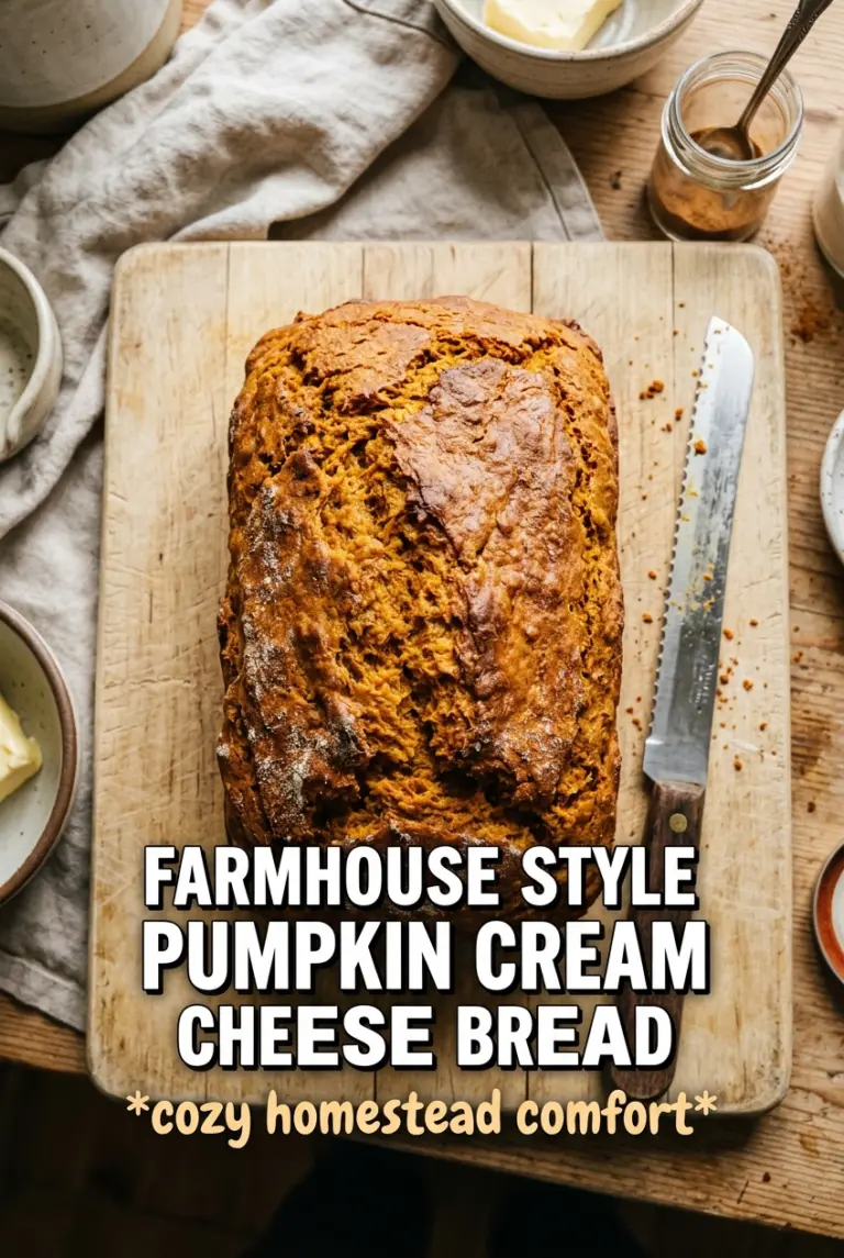 Joanna Gaines Pumpkin Cream Cheese Bread
