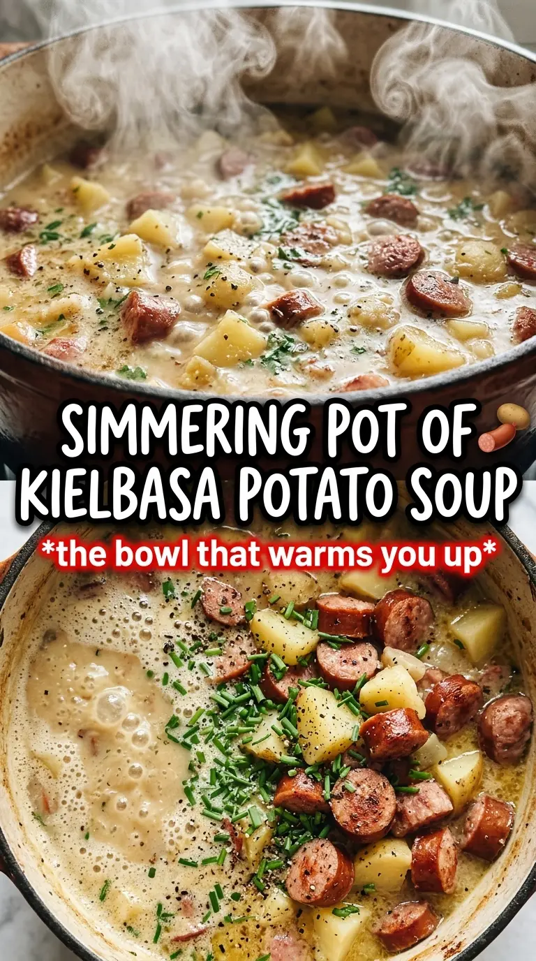 Kielbasa Potato Soup smoky creamy