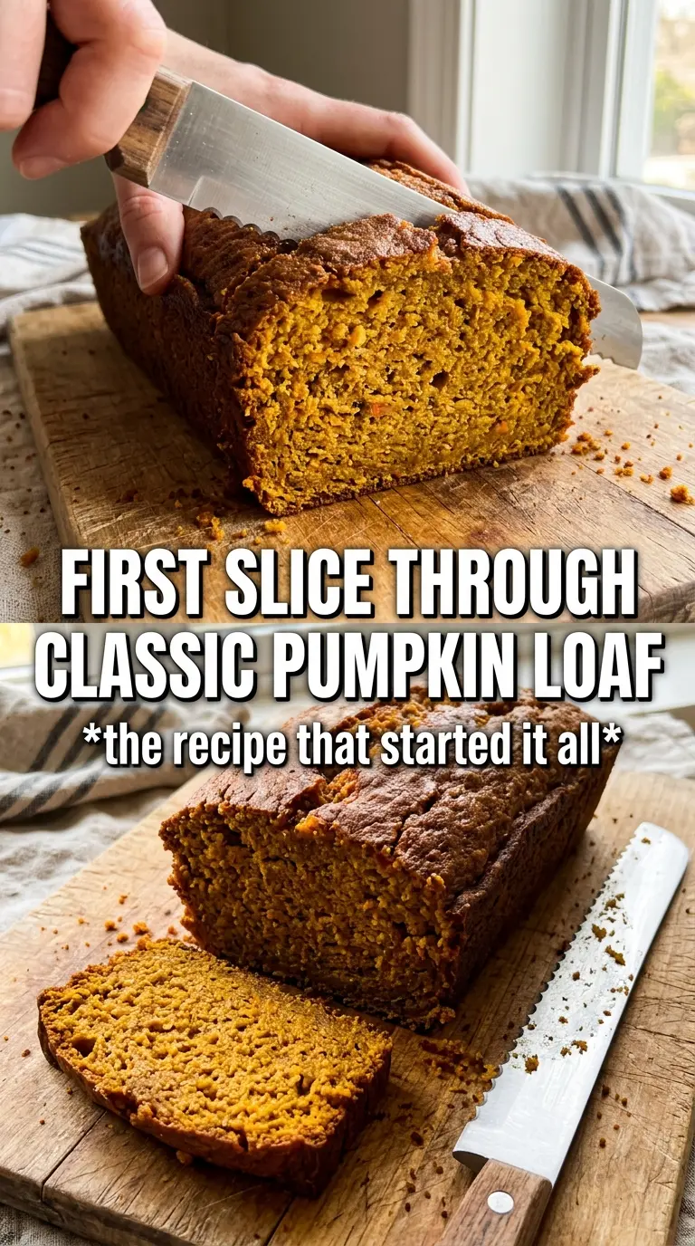 Libby’s pumpkin bread golden loaf moist crumb