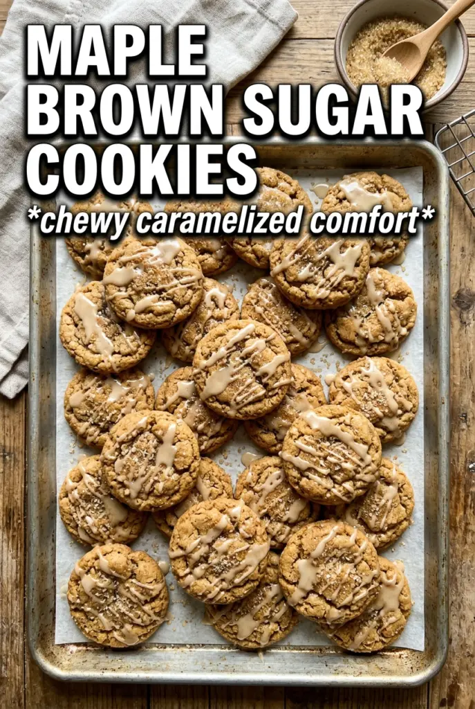 Maple Brown Sugar Cookies