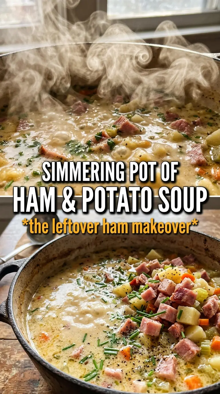 One Pot Ham And Potato Soup creamy hearty