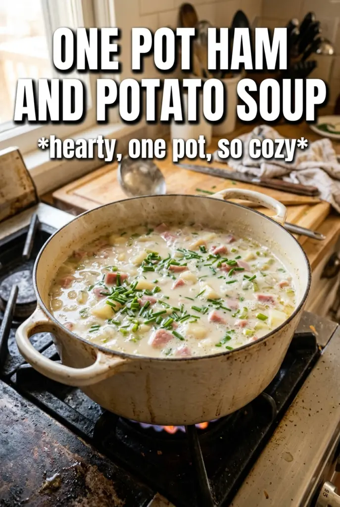 One Pot Ham And Potato Soup