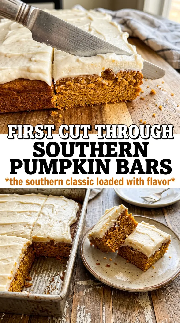 Paula Deen pumpkin bars soft frosted
