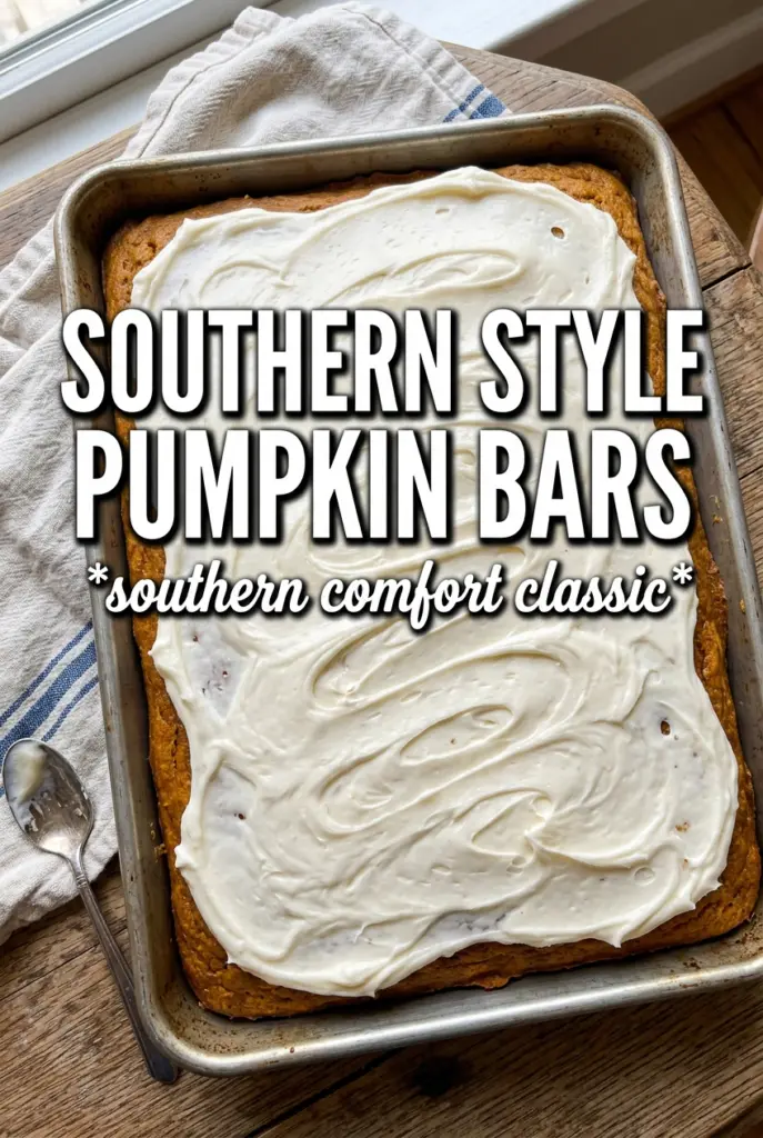 Paula Deen Pumpkin Bars