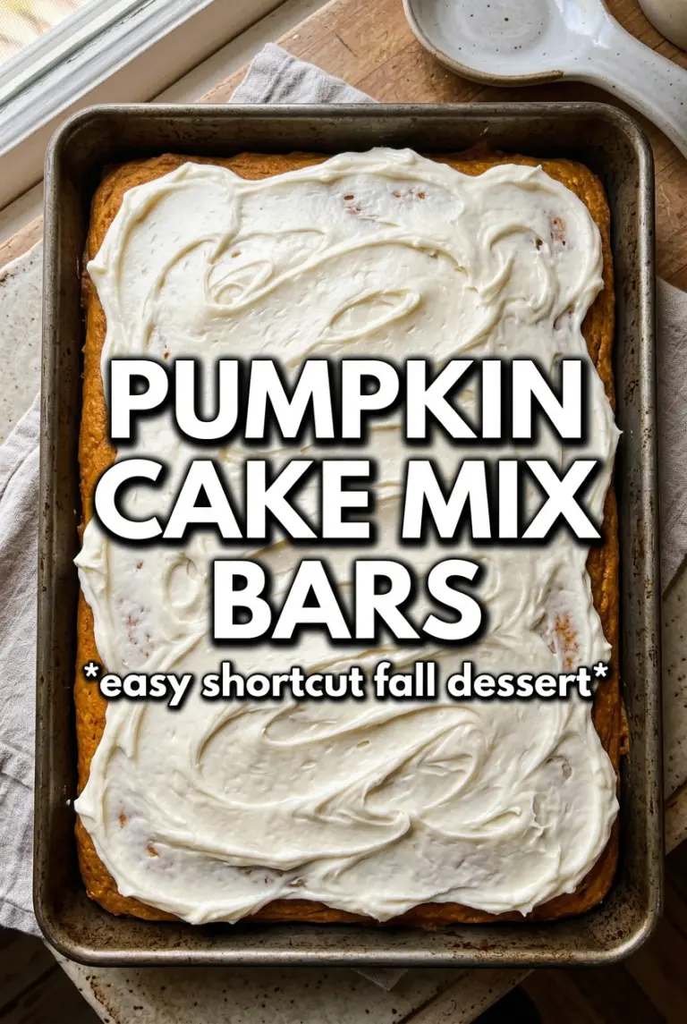 Pumpkin Bars With Cake Mix