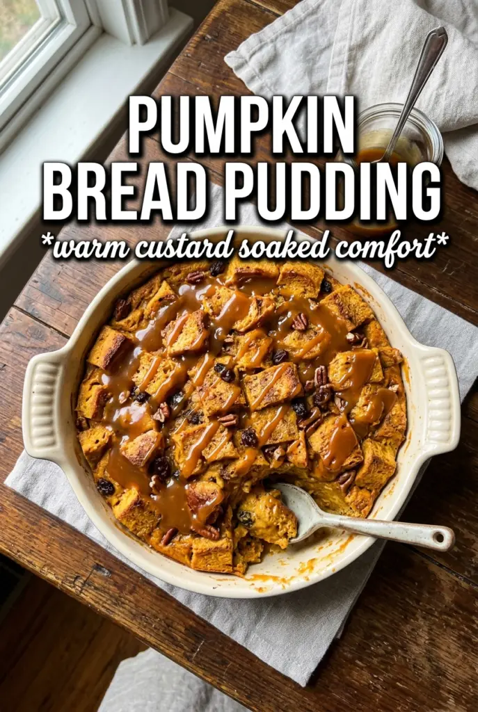 Pumpkin Bread Pudding