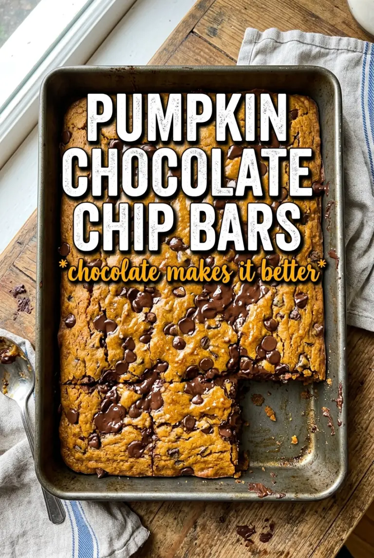 Pumpkin Chocolate Chip Bars