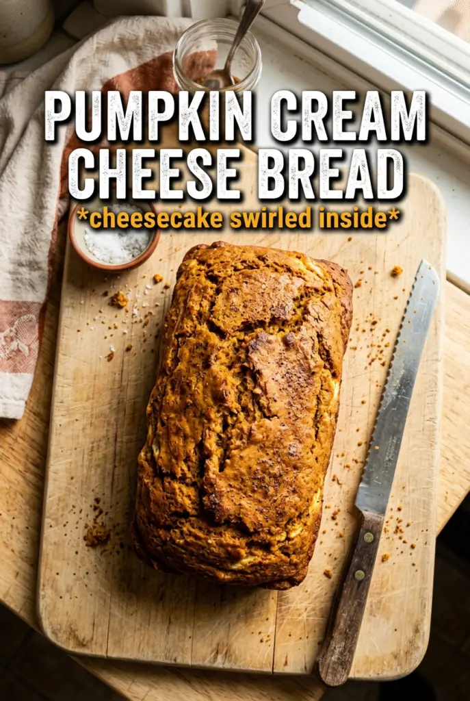 Pumpkin Cream Cheese Bread