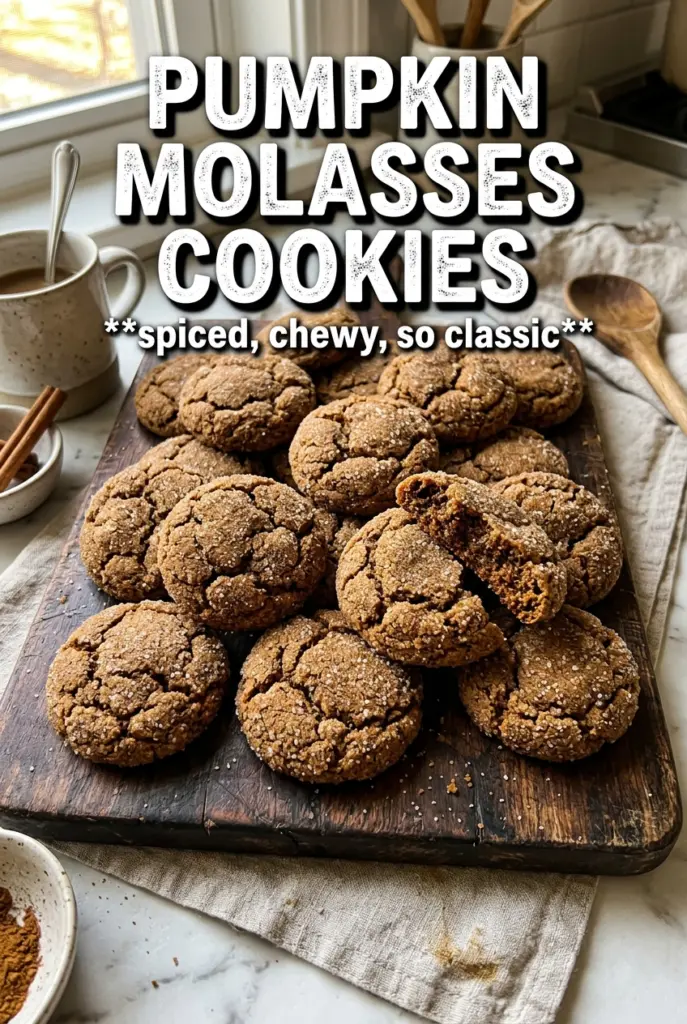 Pumpkin Molasses Cookies
