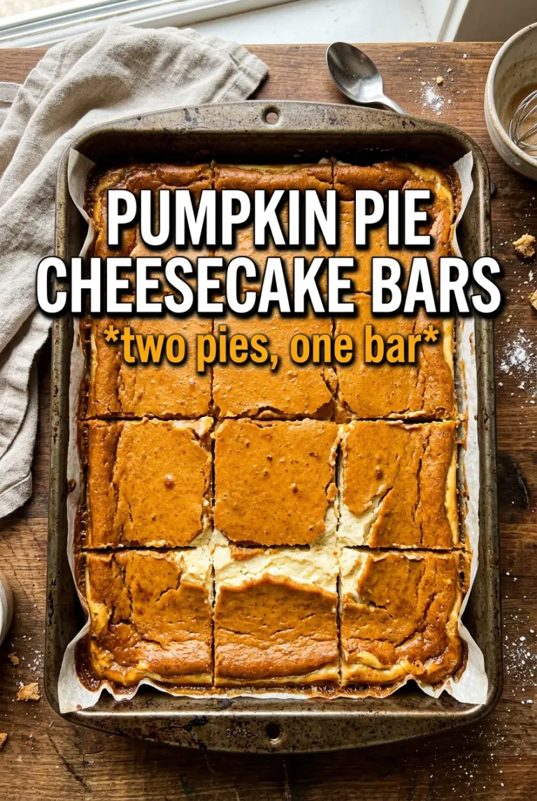 Pumpkin Pie Cheesecake Bars