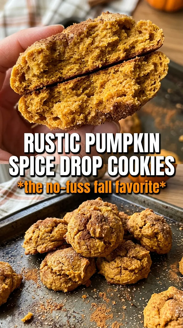 Pumpkin Spice Drop Cookies soft cakey cinnamon glaze