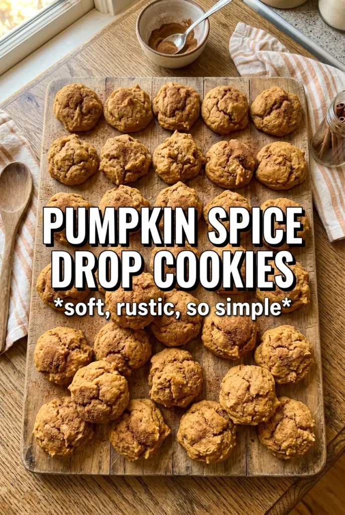 Pumpkin Spice Drop Cookies