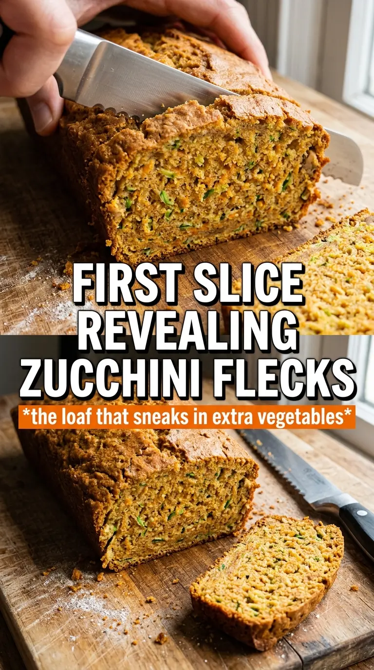 Pumpkin zucchini bread golden crumb cinnamon glaze