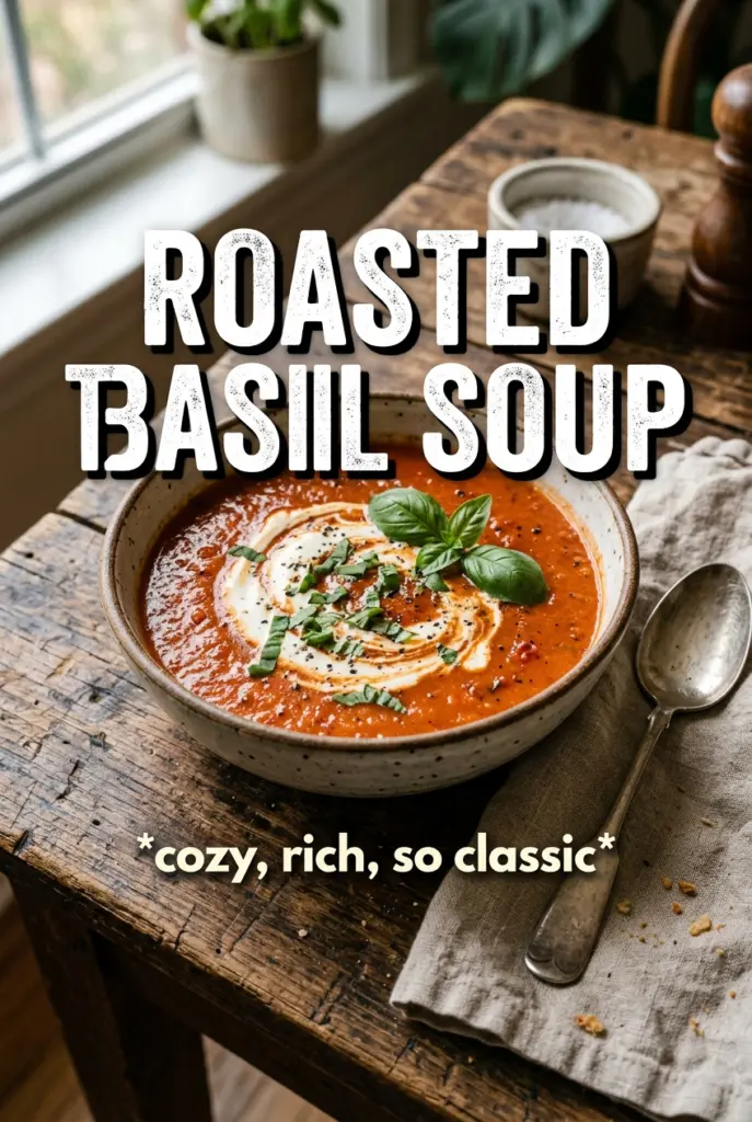 Roasted Tomato Basil Soup