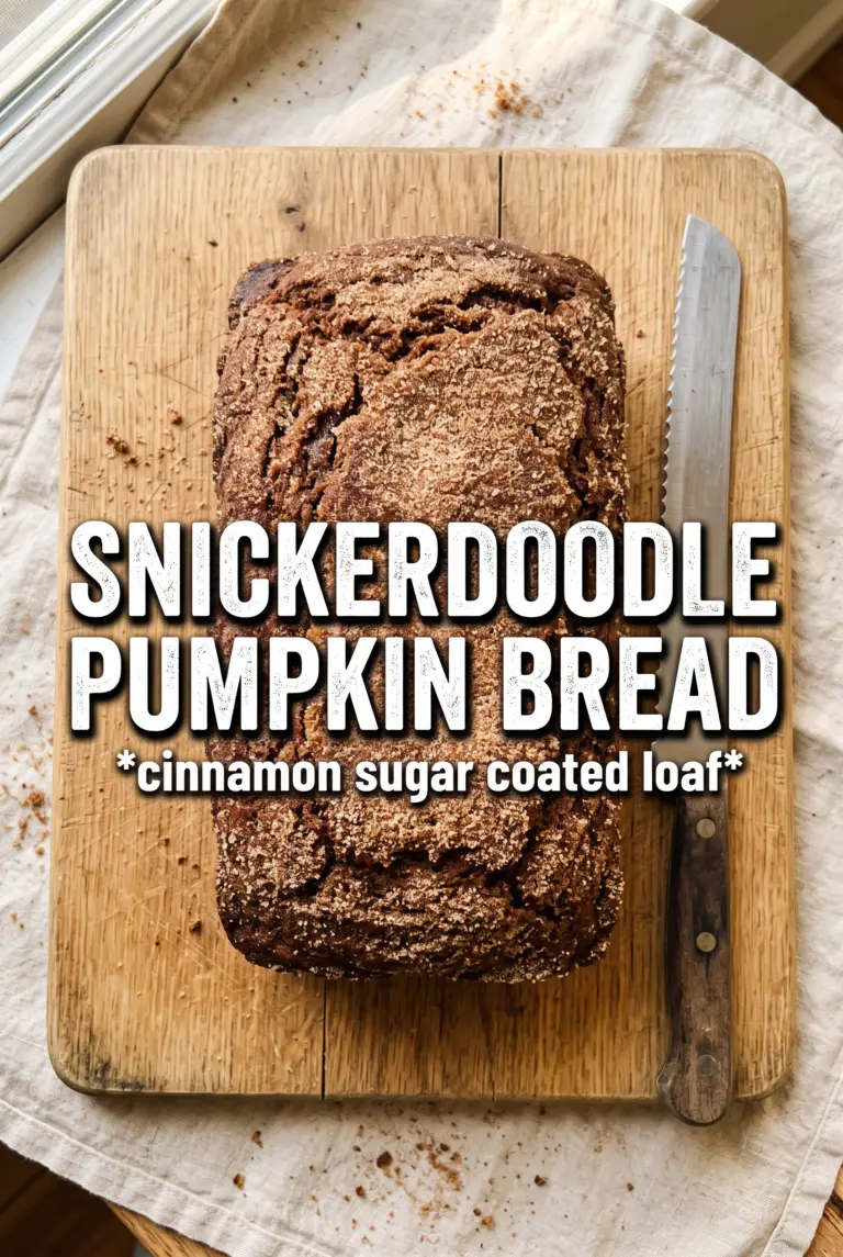 Snickerdoodle Pumpkin Bread
