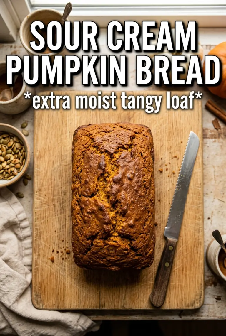 Sour Cream Pumpkin Bread
