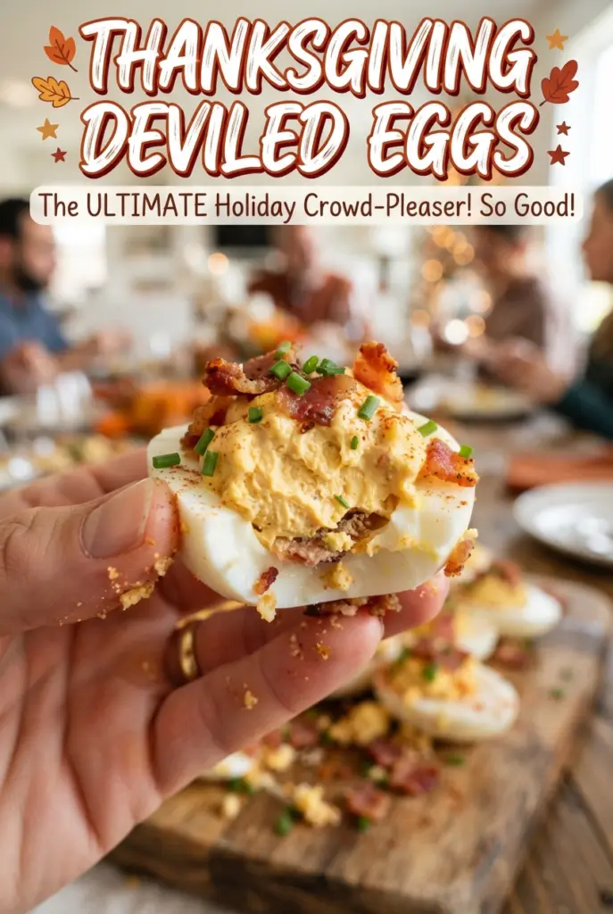 Thanksgiving Deviled Eggs